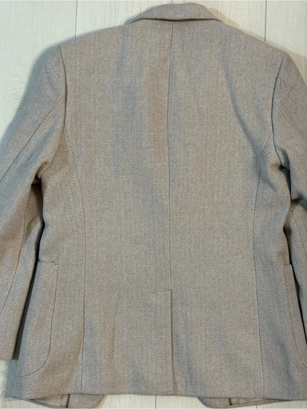 Banana Republic Men's Herringbone Sport Coat - Light Taupe